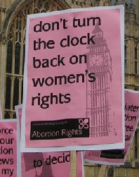 dont turn back the clock placard